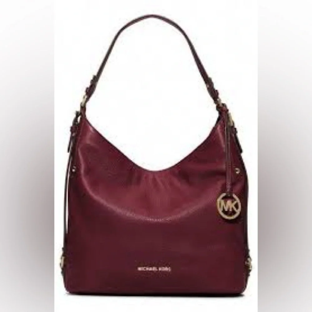 MICHAEL Michael Kors Belted Bedford Leather Hobo Shoulder Bag - Picture 1 of 8